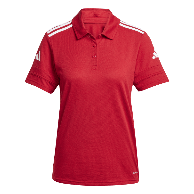 Adidas Damen Polo-Shirt Squadra 25 team power red-white