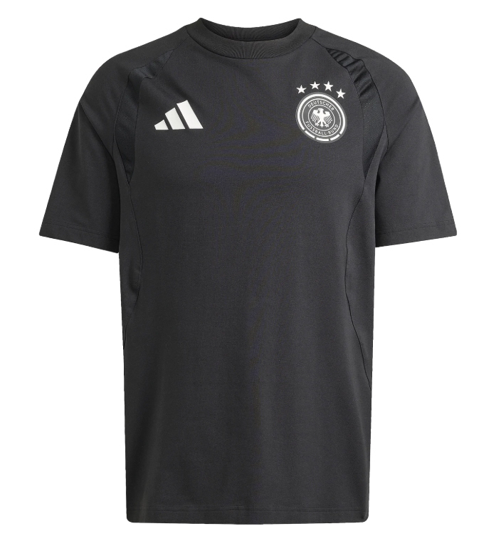 adidas DFB Deutschland Tiro Travel T-Shirt Schwarz