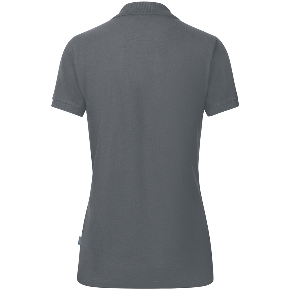 Jako Damen Polo Organic grau