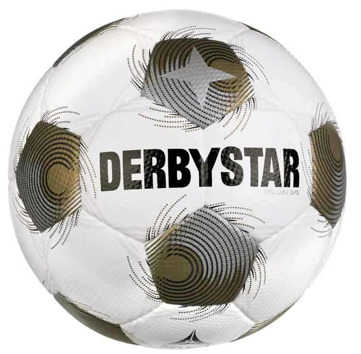 Derbystar Ballpaket 5x Spielball Brillant APS v26 weiß/gold/silber | Größe 5
