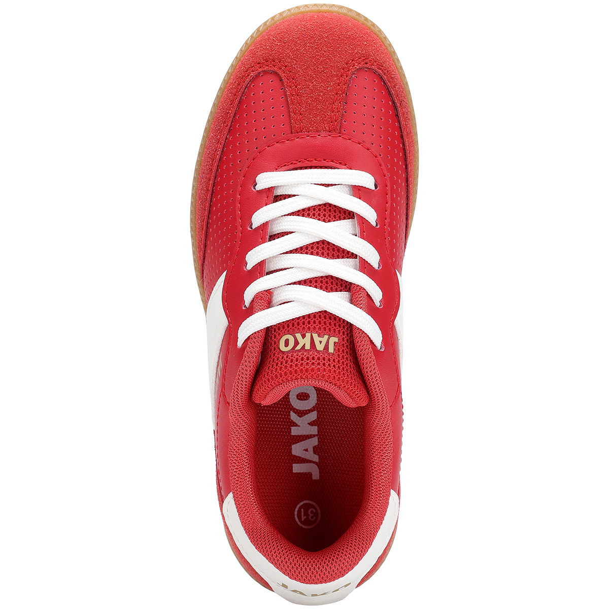 Jako Sportschuh Citybeat Junior rot/weiß/gold