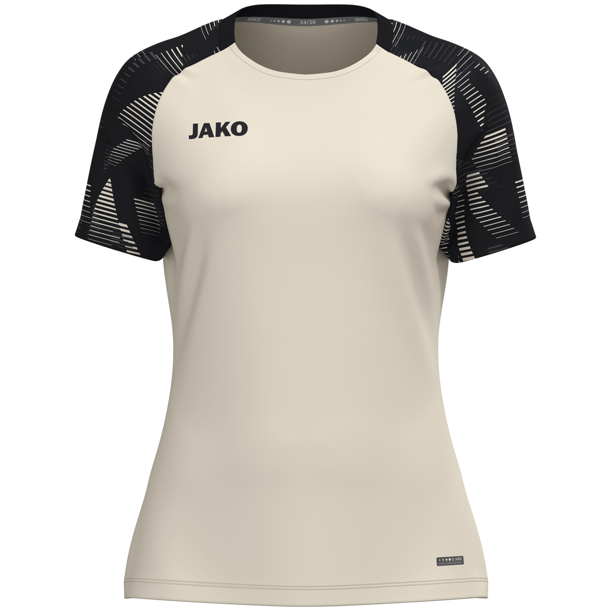 Jako T-Shirt Sonic Damen off white/schwarz