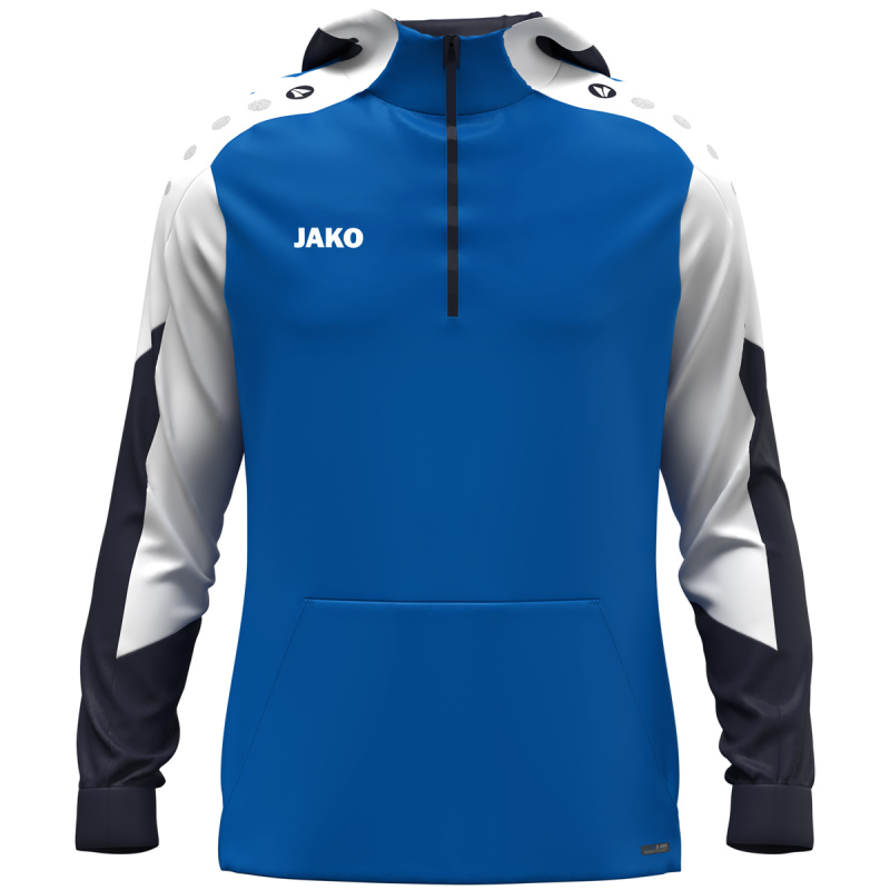 Jako Kinder Zip Hoodie Dynamic royal-weiß-marine