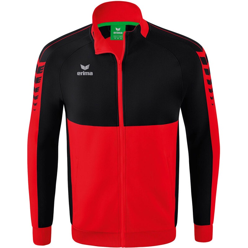 Erima Kinder Trainingsjacke Six Wings rot-schwarz