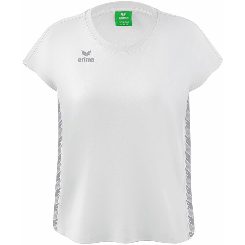 Erima Damen T-Shirt Essential Team weiß-grau