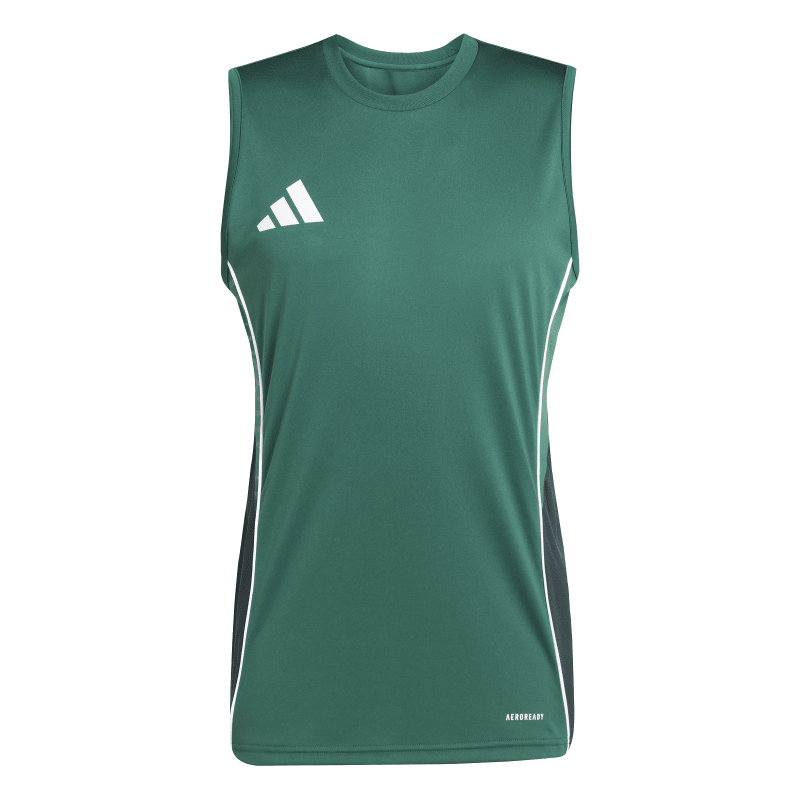 Adidas ärmelloses Trikot Tiro 25 Competition team dark green-shadow green