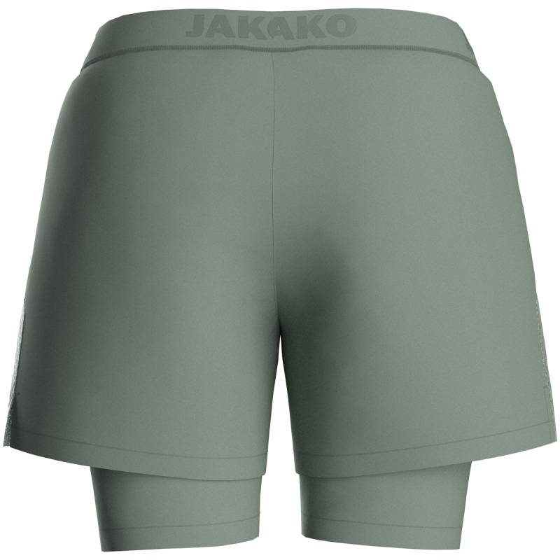 Jako Damen 2-in-1 Short Power mintgrün