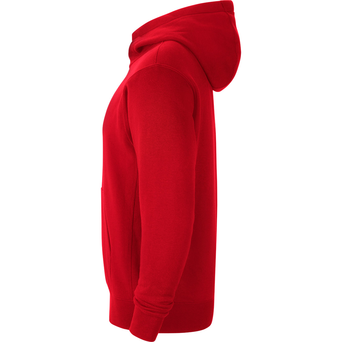 Nike Kinder Full Zip Fleece Hoodie Park 20 rot-weiß