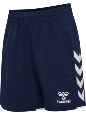 Hummel hmlCORE 2.0 Woven Shorts Kinder marine/weiß