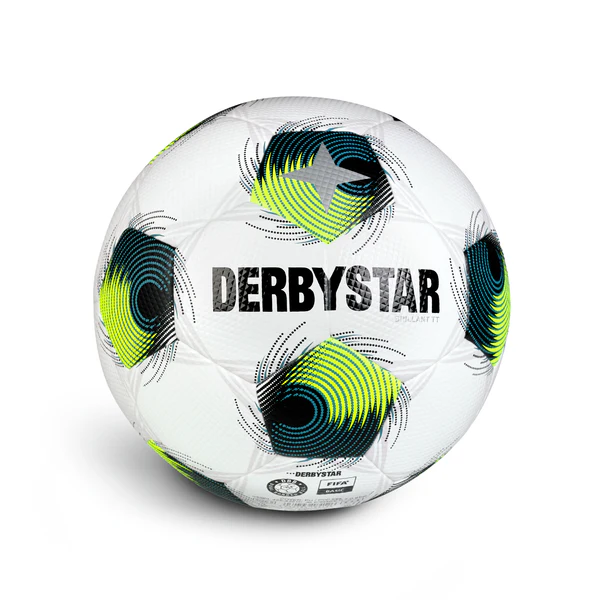 Ballpaket 10 x Derbystar Brillant TT DB v24 weiss gelb petrol inkl. Ballsack | Größe 5