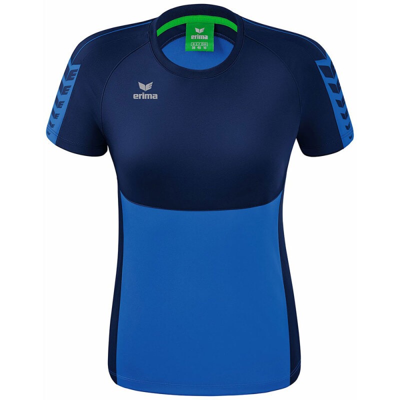 Erima Damen T-Shirt Six Wings blau