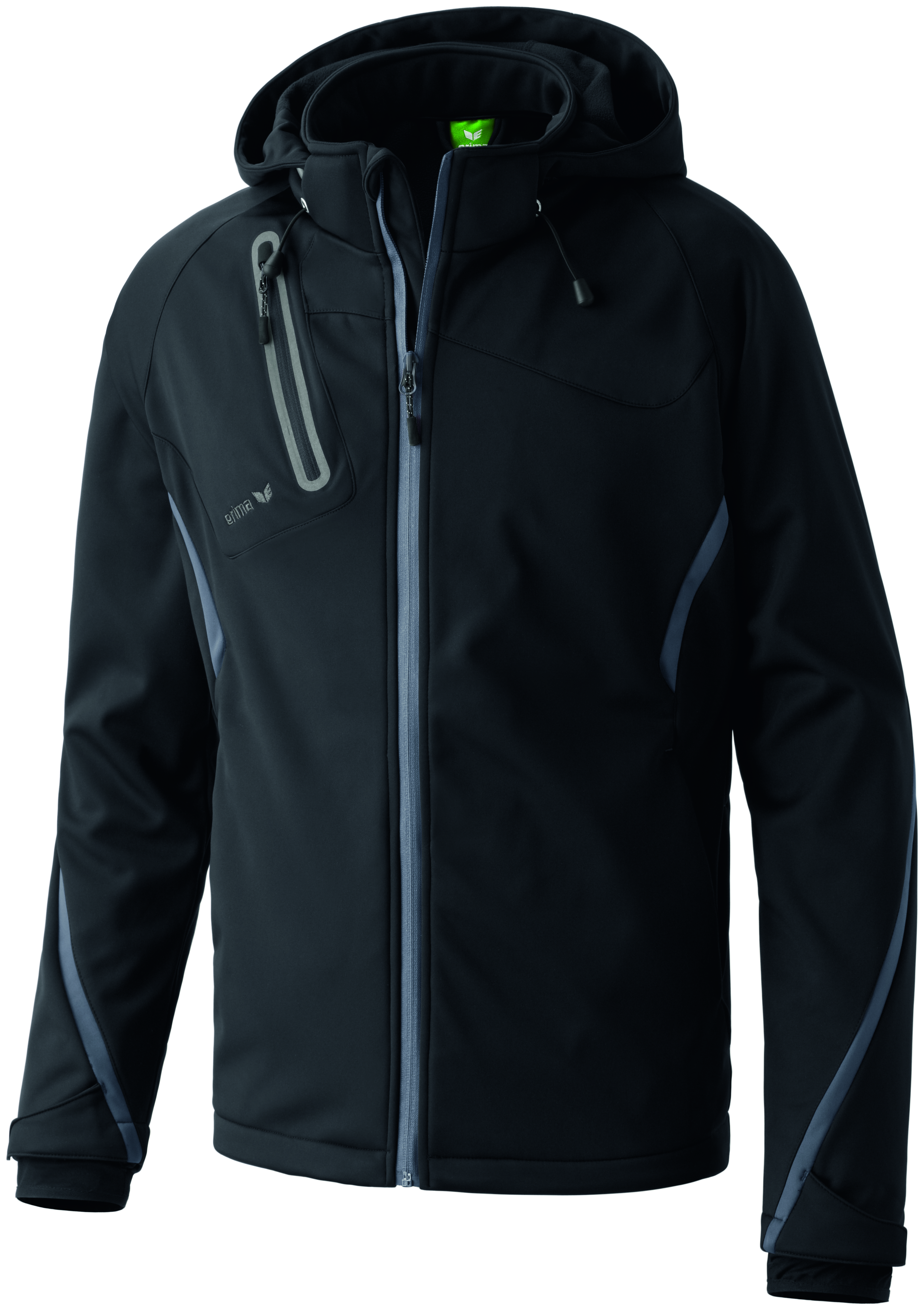 Erima Kinder Softshelljacke Function schwarz/anthrazit