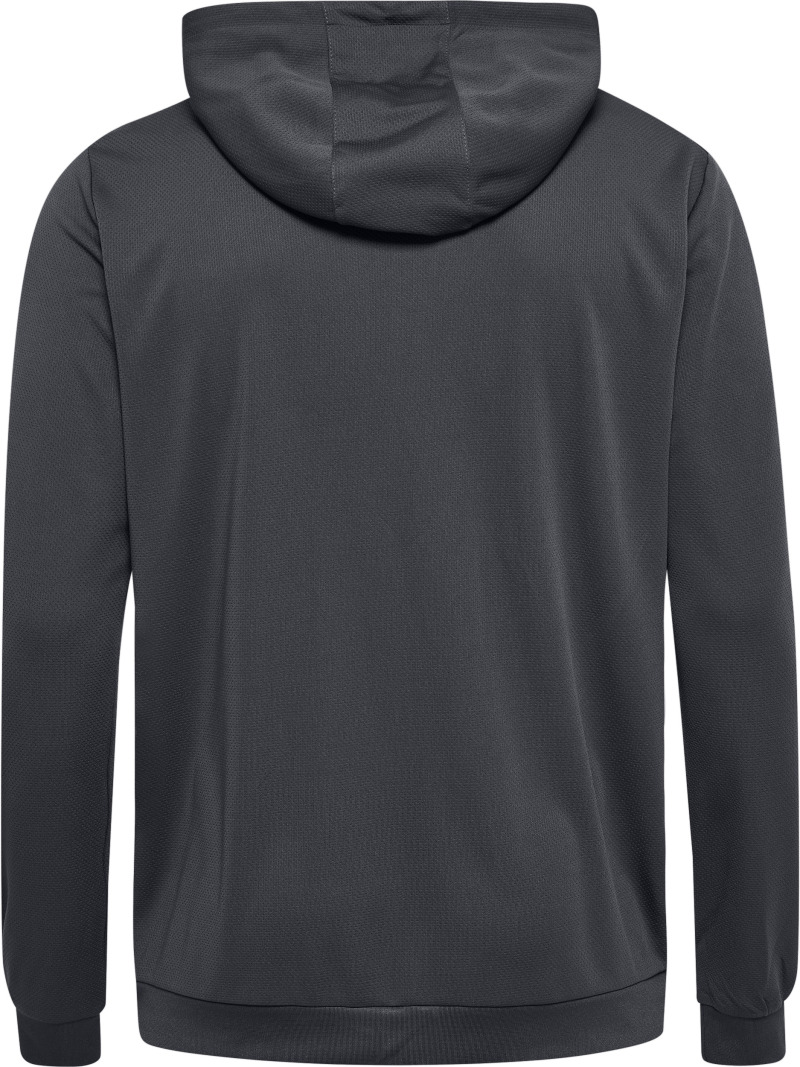 Hummel Hmlauthentic 24 PL Herren Hoodie mit Reißverschluss grau