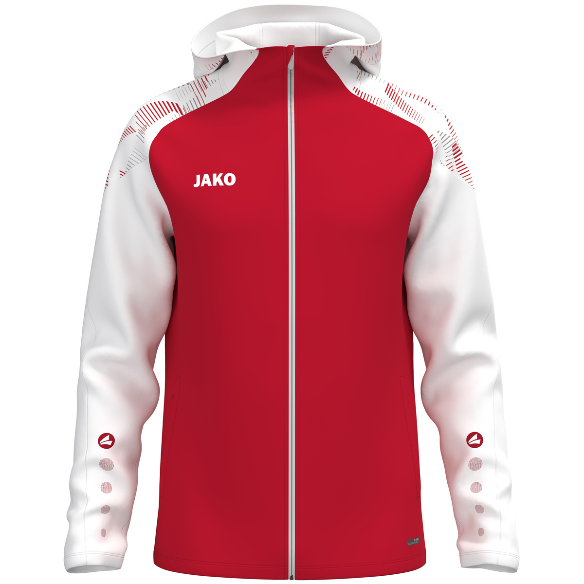 Jako Kapuzenjacke Sonic Kinder rot/weiß