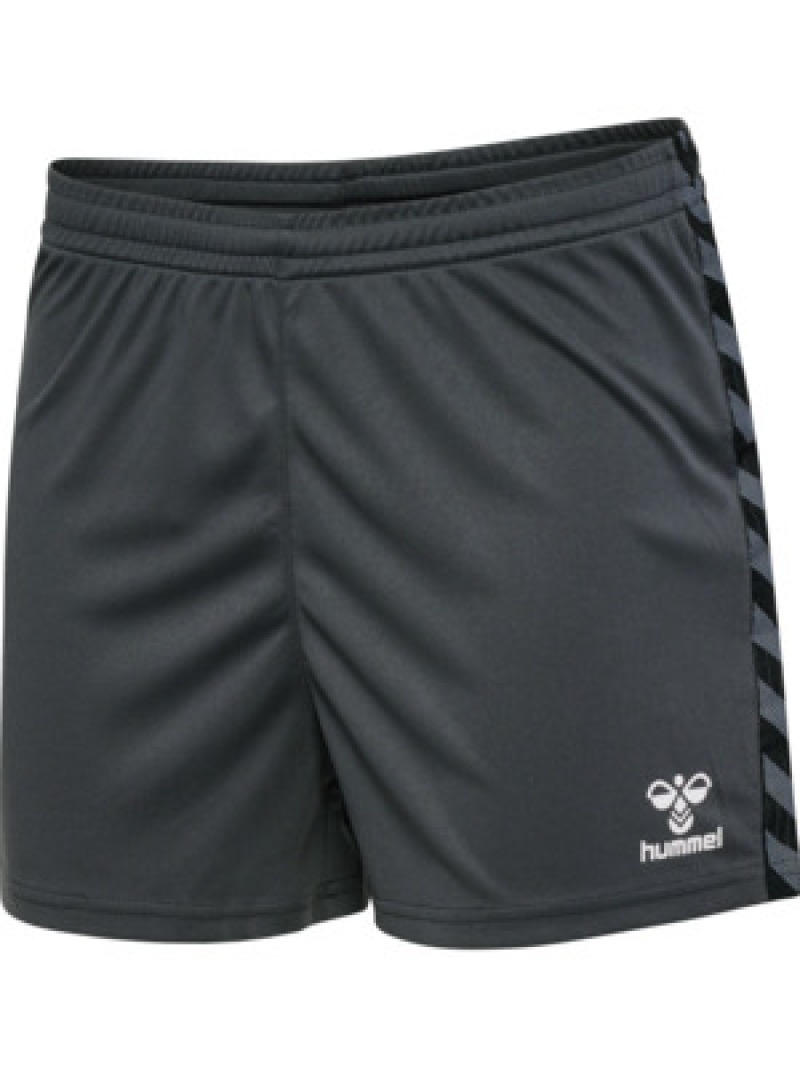 Hummel Hmlauthentic 24 PL Damen Shorts grau
