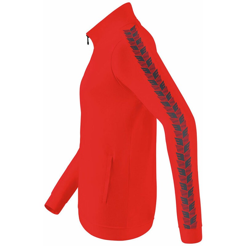 Erima Kinder Trainingsjacke Essential Team rot-grau