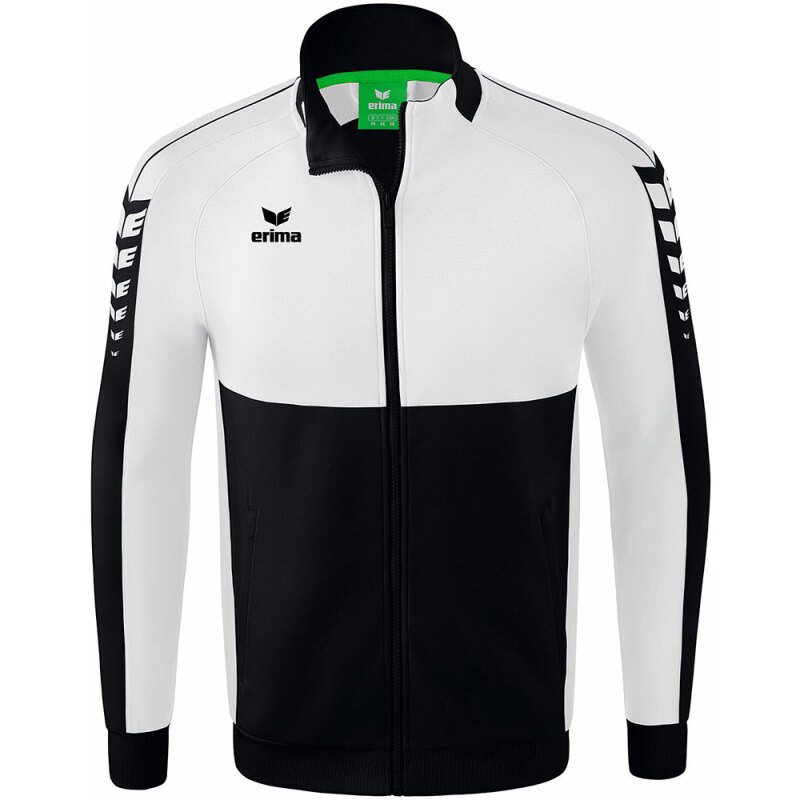 Erima Kinder Trainingsjacke Six Wings schwarz-weiß