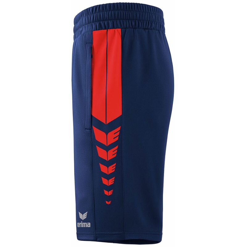 Erima Herren Training Shorts Six Wings blau-rot