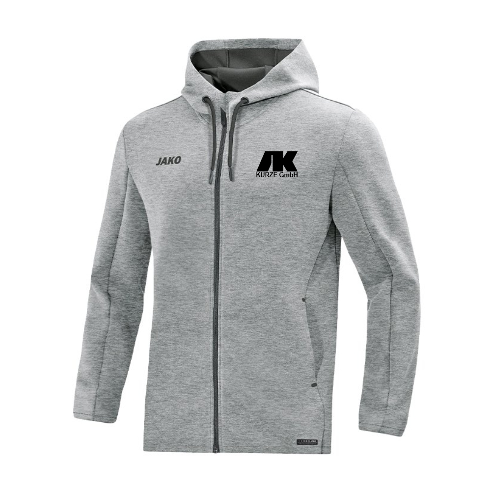 Kurze GmbH Kapuzenjacke Premium Basics grau