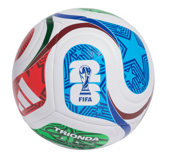 adidas World Cup 26 Trionda Trainingsball Weiß