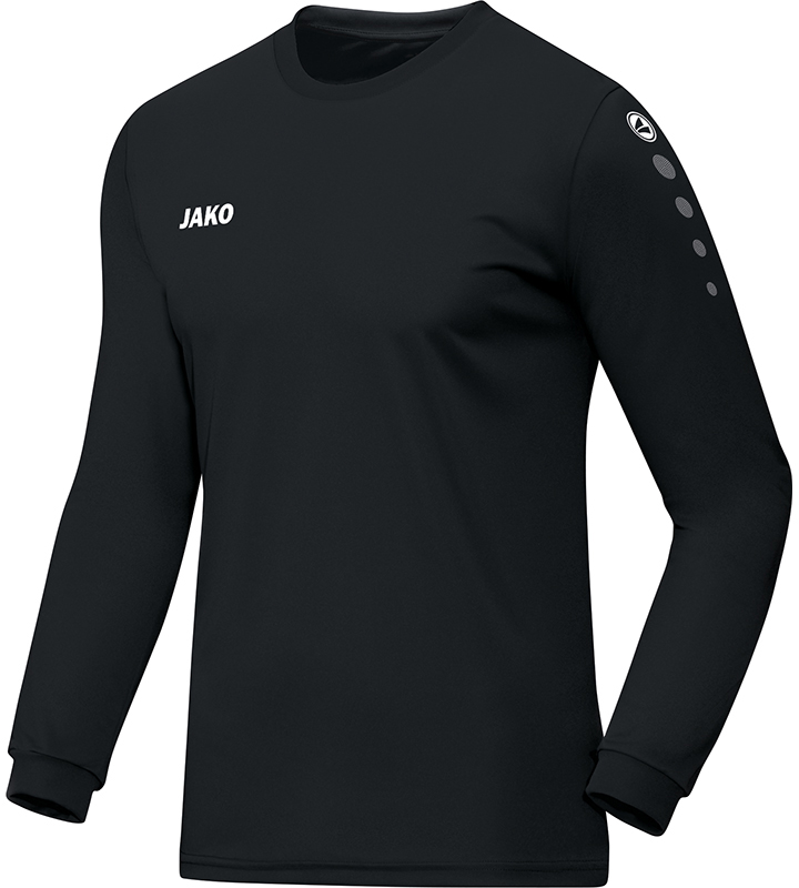 Jako Team Langarm Trikot schwarz