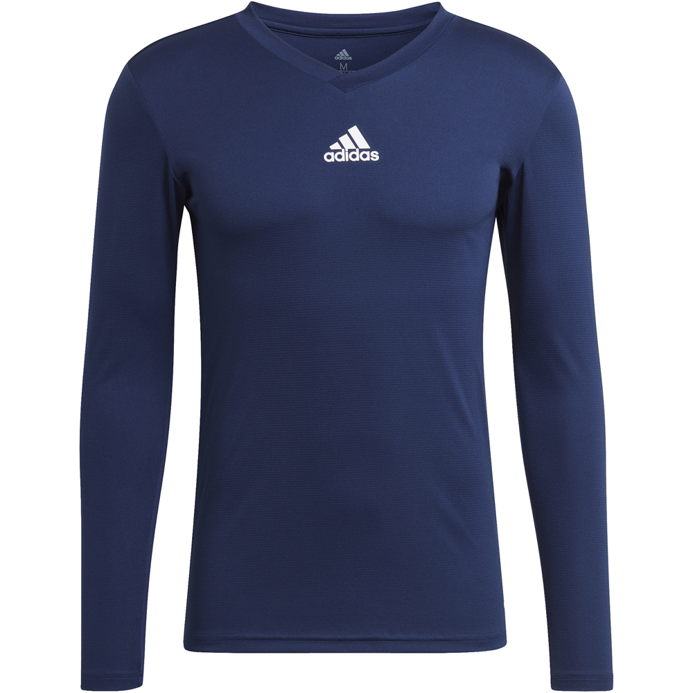 Adidas Herren Langarm Base Shirt Team blau