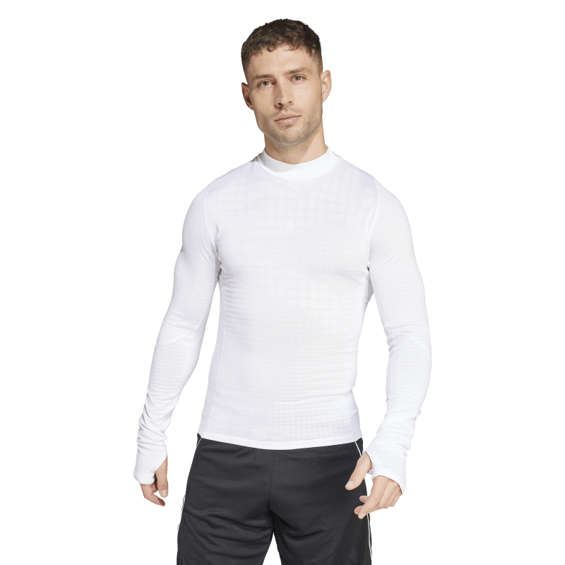 Adidas Langarm T-Shirt Techfit Cold Ready white