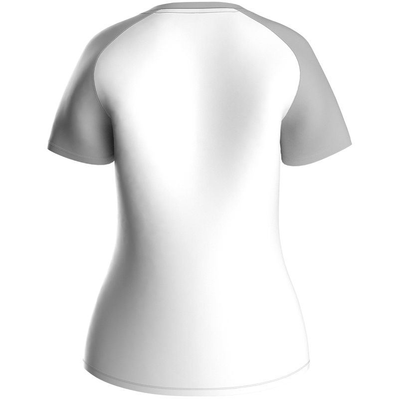 Jako Damen T-Shirt Iconic weiß/soft grey/anthra light
