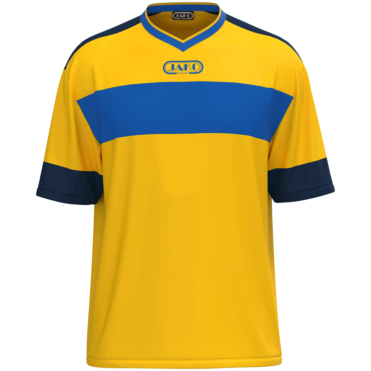 Jako Trikot Club 92 KA gelb/royal/navy