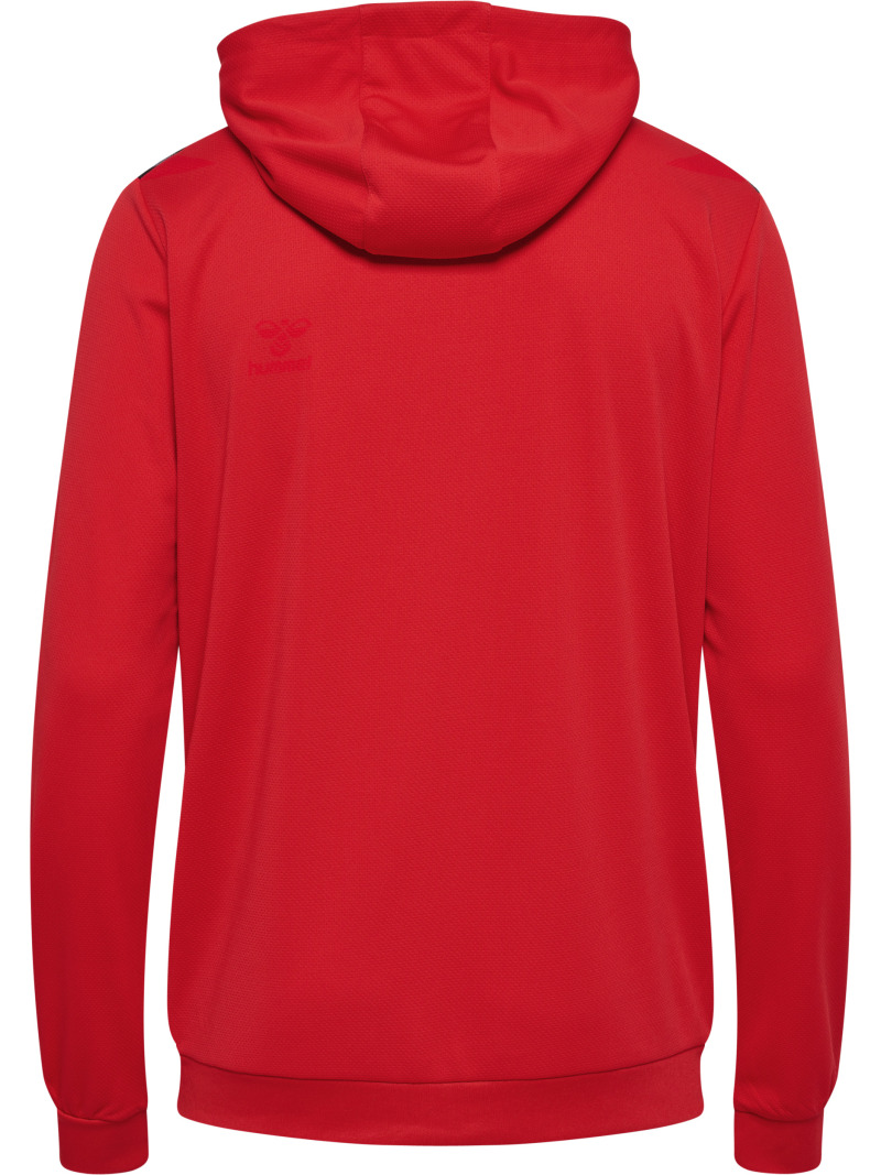 Hummel Hmlauthentic 24 PL Herren Hoodie mit Reißverschluss rot