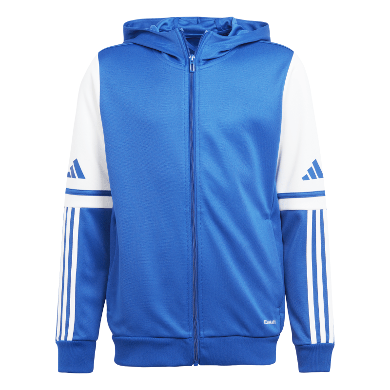 Adidas Kinder Full-Zip Hoodie Squadra 25 team royal blue-white