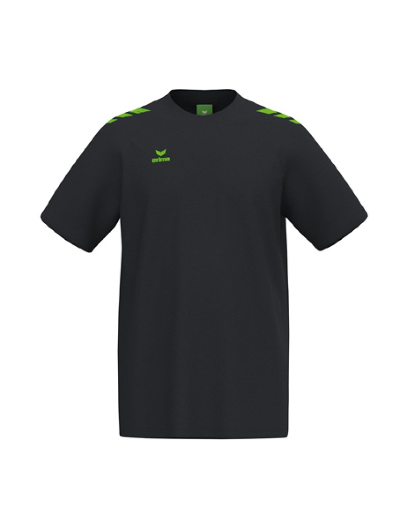 Erima CMPT 3 Wings T-Shirt schwarz/green gecko