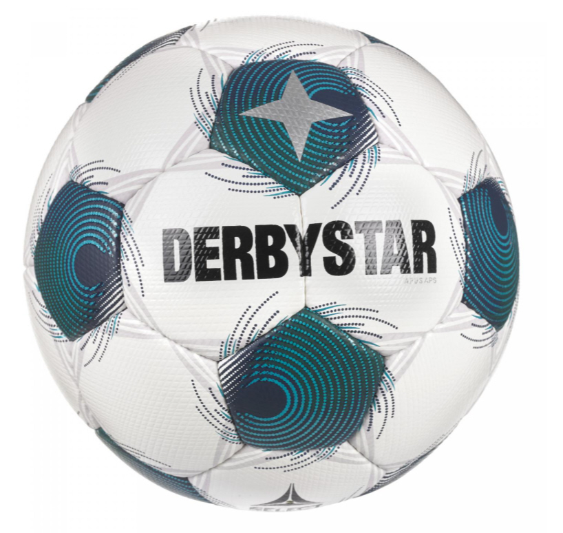 Derbystar Spielball Apus APS v26 weiß/grün | Größe 5