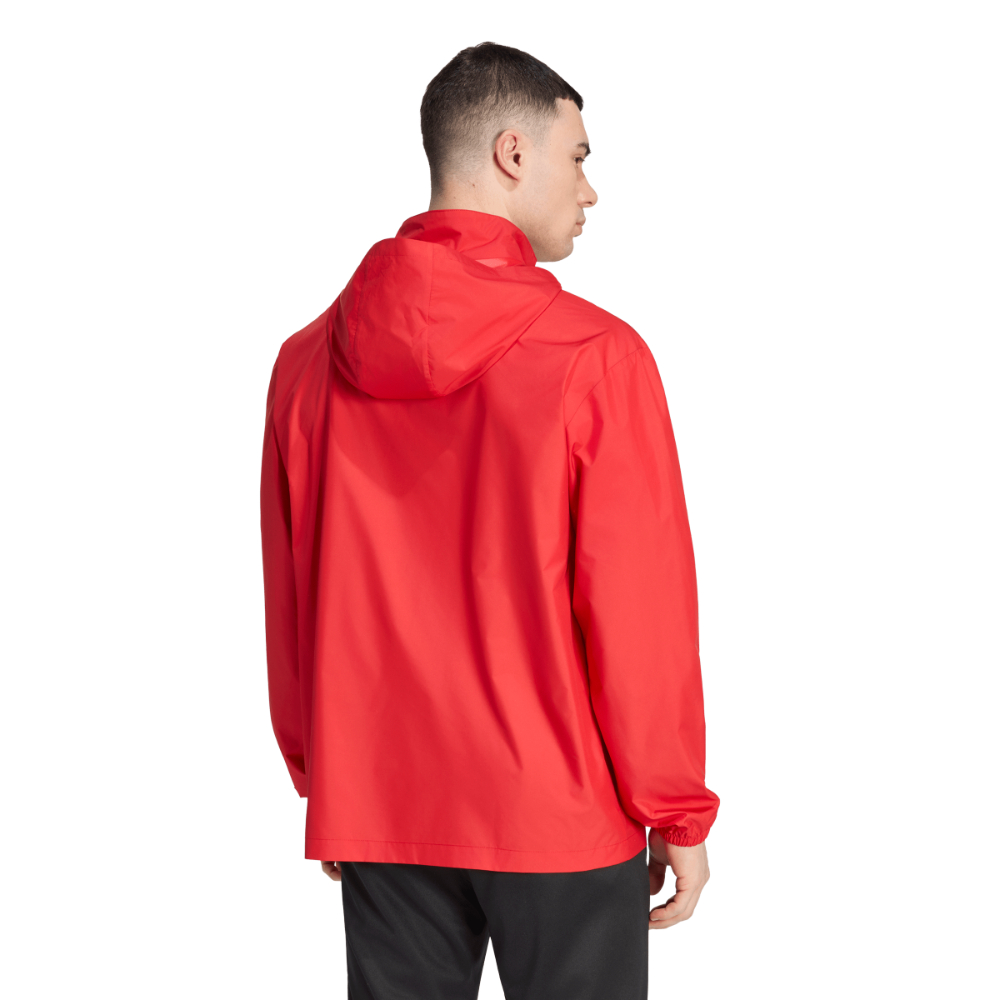 Adidas Entrada 26 leichte Regenjacke Rot