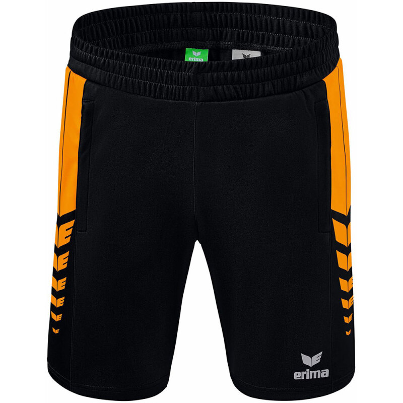 Erima Kinder Training Shorts Six Wings schwarz-orange