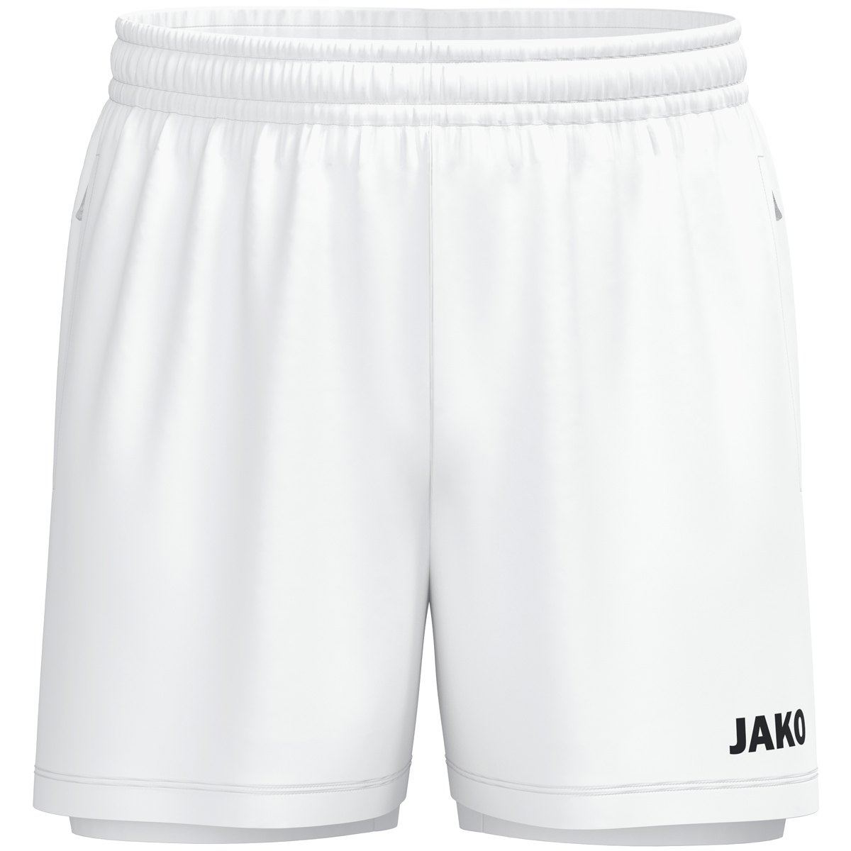 Jako 2-in-1 Short One weiß