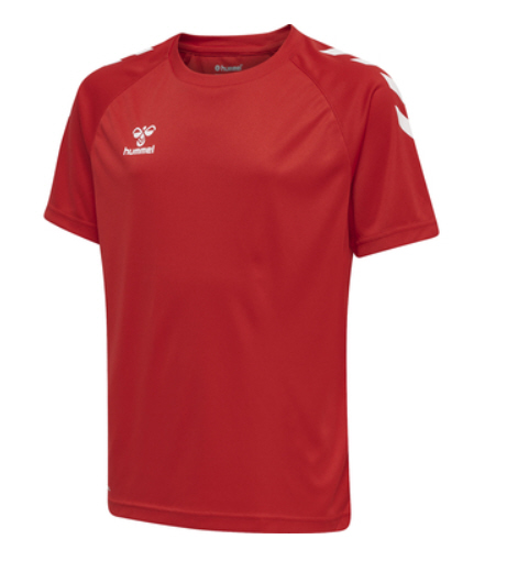 Hummel Hmlcore XK Core Poly Tee S/S Kids true red