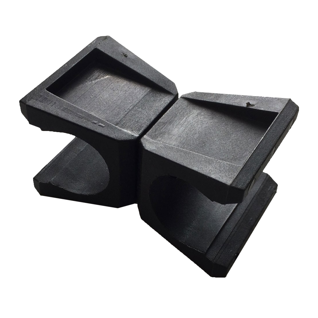 Sportbedarf.de Halteclip für Stangen schwarz Einheitsgröße