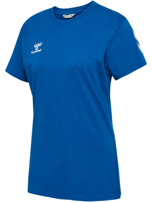 Hummel hmlGO 2.0 Chevron T-Shirt Damen true blue