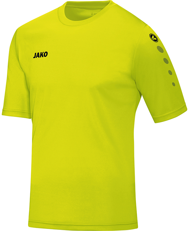Jako Team Kurzarm Trikot lime