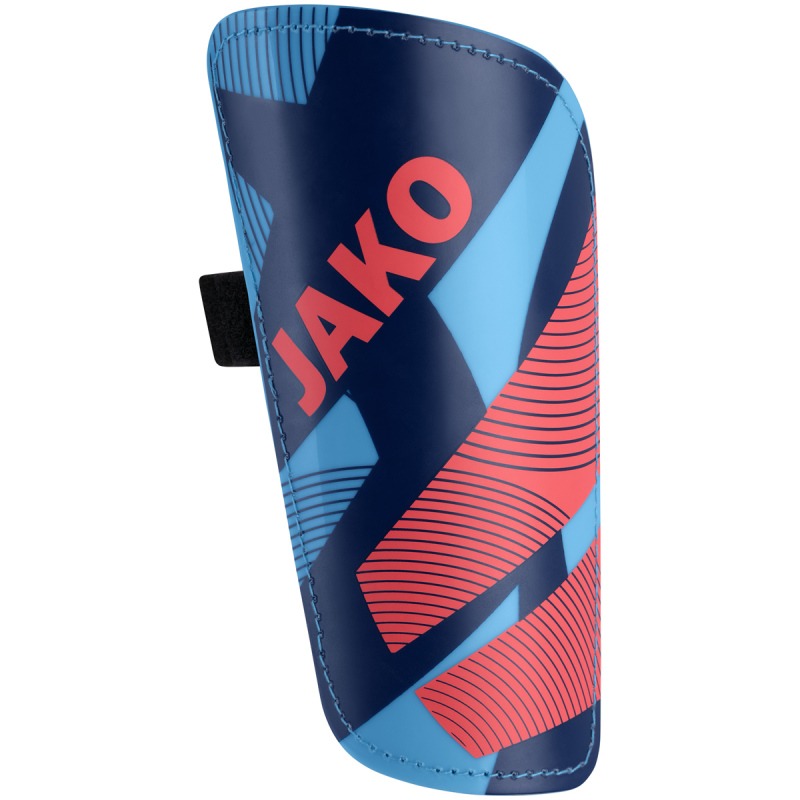 Jako Schienbeinschoner River Basic skyblue-navy-coral