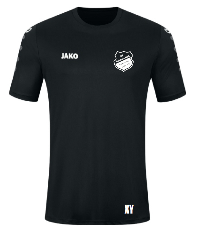 Schwarz-Weiß Varenrode Trikot Team