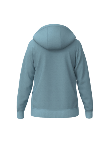 Erima Damen TS Hoodie Jacke smoke blue