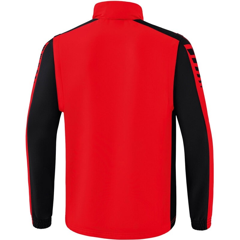 Erima Trainingsjacke Six Wings m.abnehmb. Ärmeln rot-schwarz