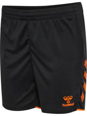 Hummel hmlCORE 2.0 Shorts Damen schwarz/orange tiger