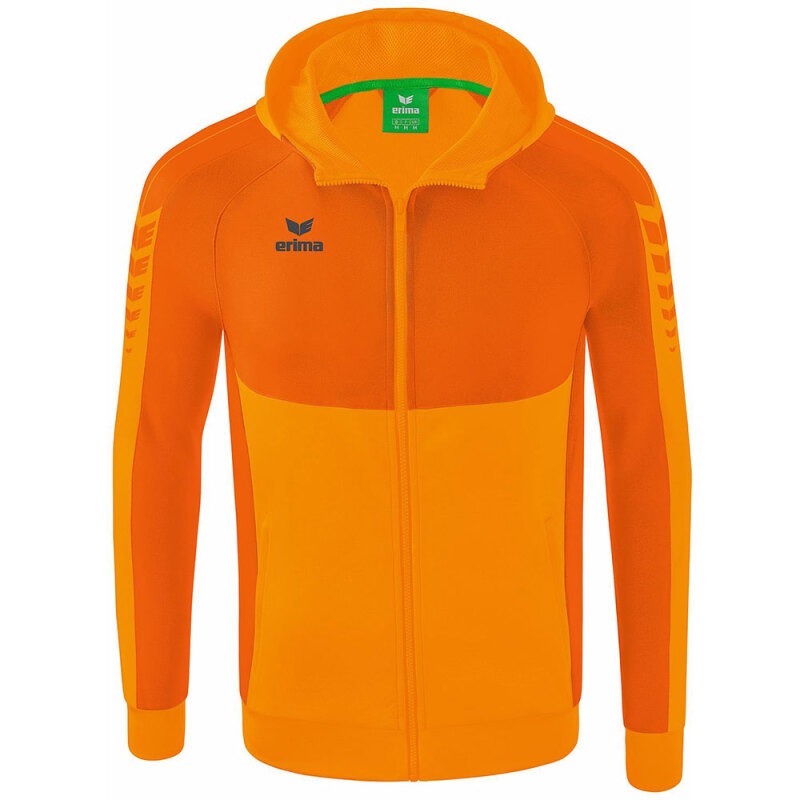 Erima Kinder Trainingsjacke mit Kapuze Six Wings orange